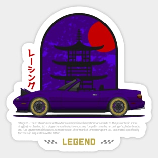 Tuner Purple NA Miata Roadster JDM Sticker
